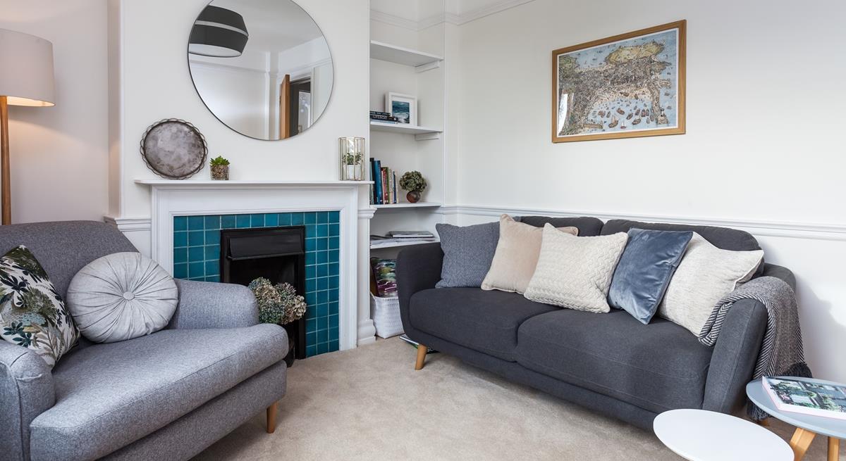 Spend time together in the beautifully furnished living room. 