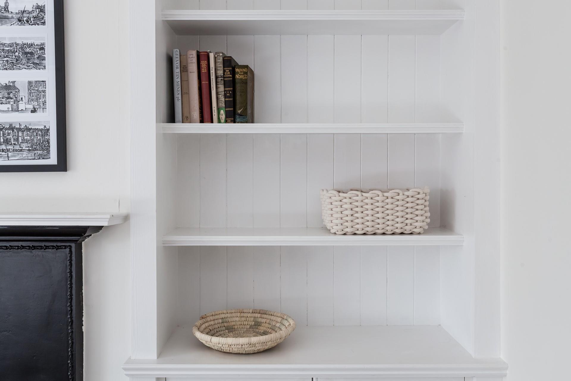 Make the most of the handy storage space in the spacious bedroom. 