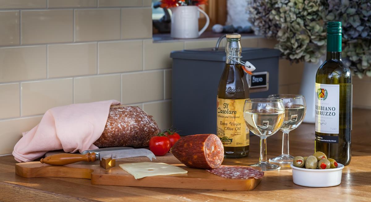 Find local Cornish produce at nearby Farmer's Markets or shops in Penzance and wash down your tasty treats with a glass of wine. 