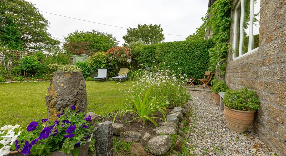 Your furry friend will love playing in the large garden.