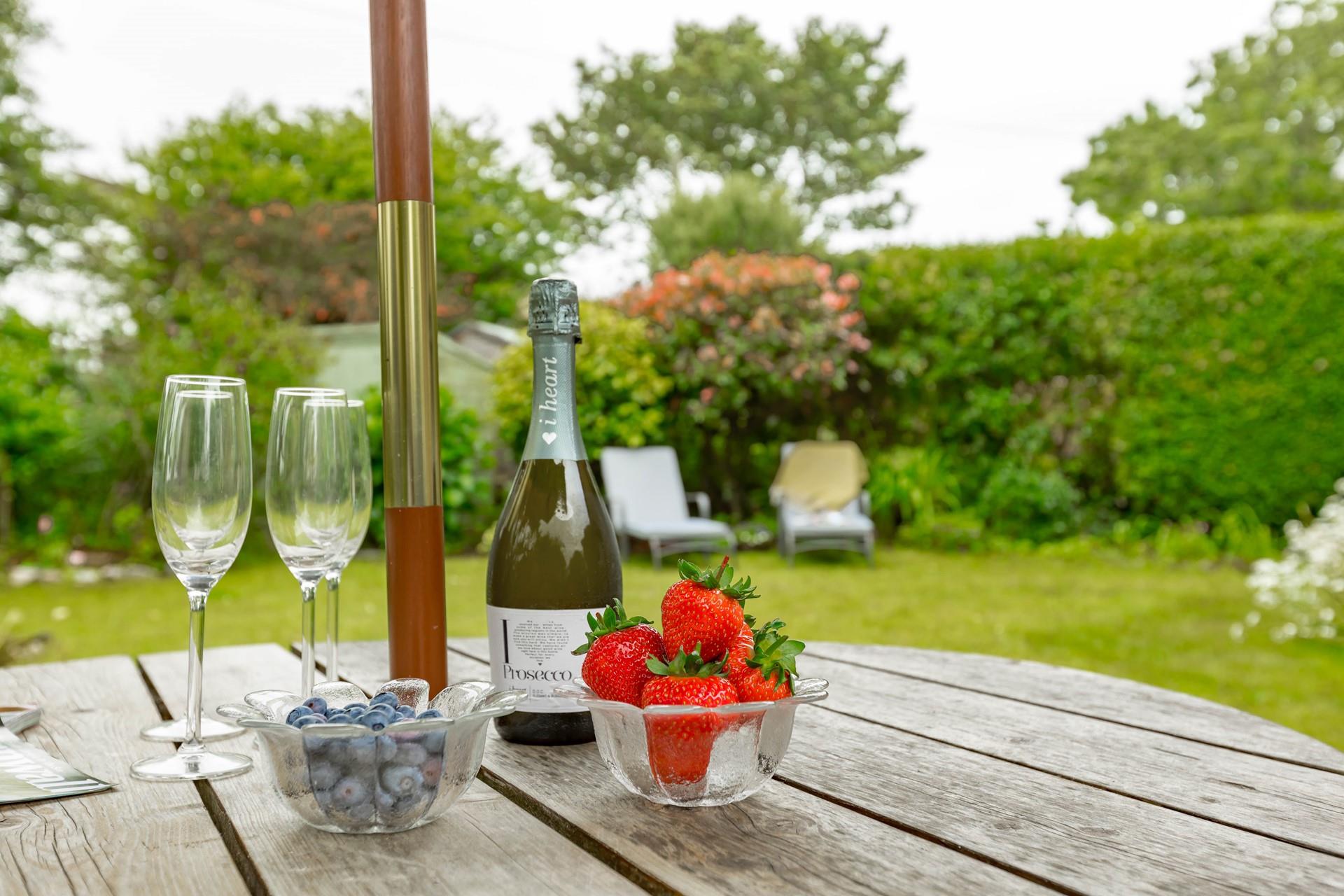 Enjoy a BBQ on a warm sunny evening.