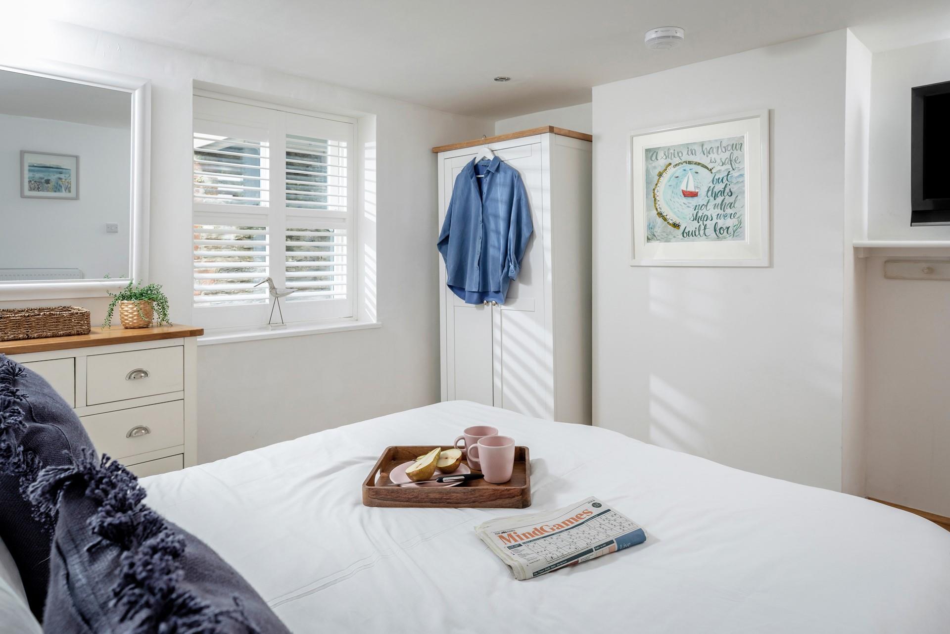 You'll find plenty of storage space for your holiday wardrobe.