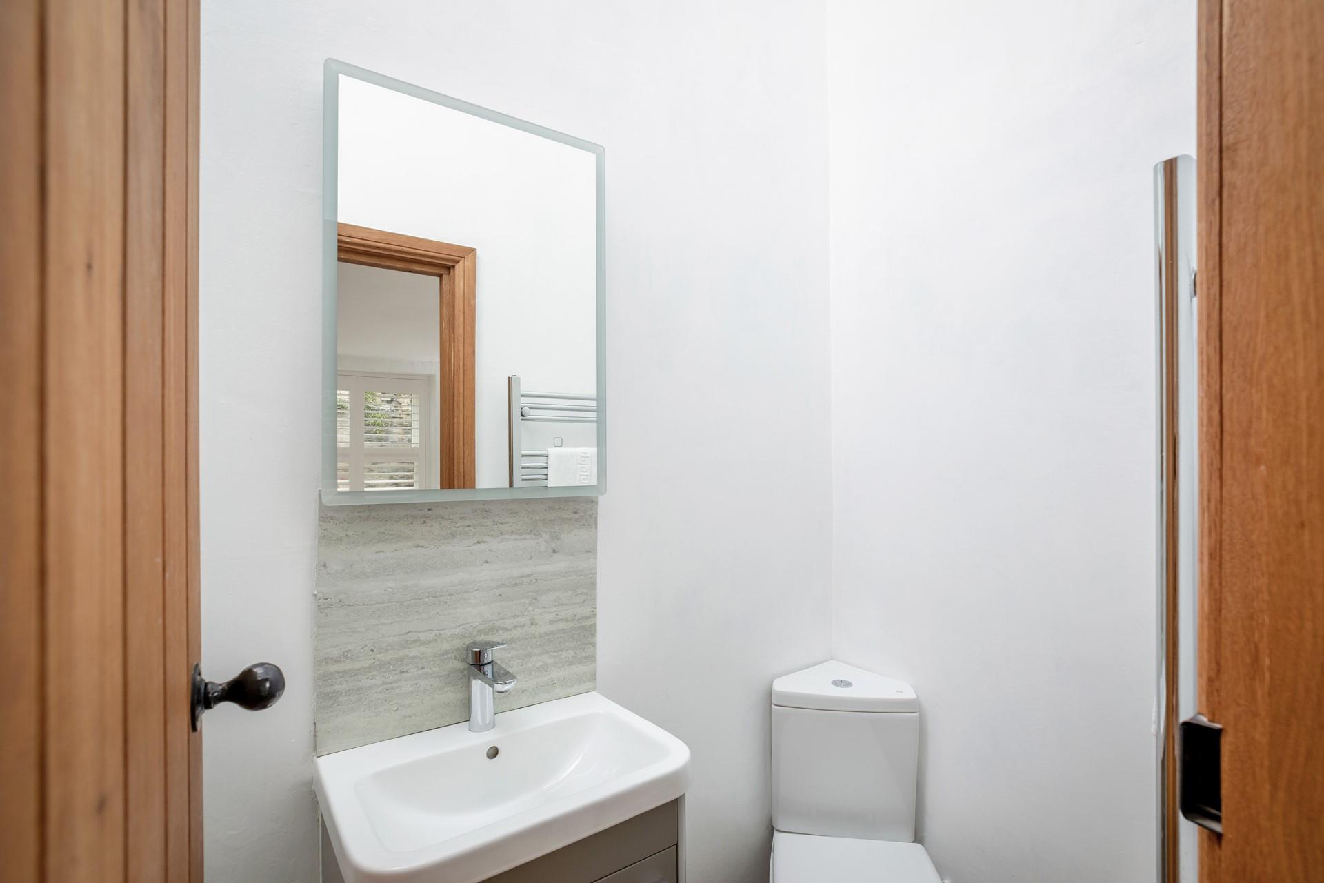 Rock House has four bathrooms so there's plenty of space for everyone to get ready in the mornings.