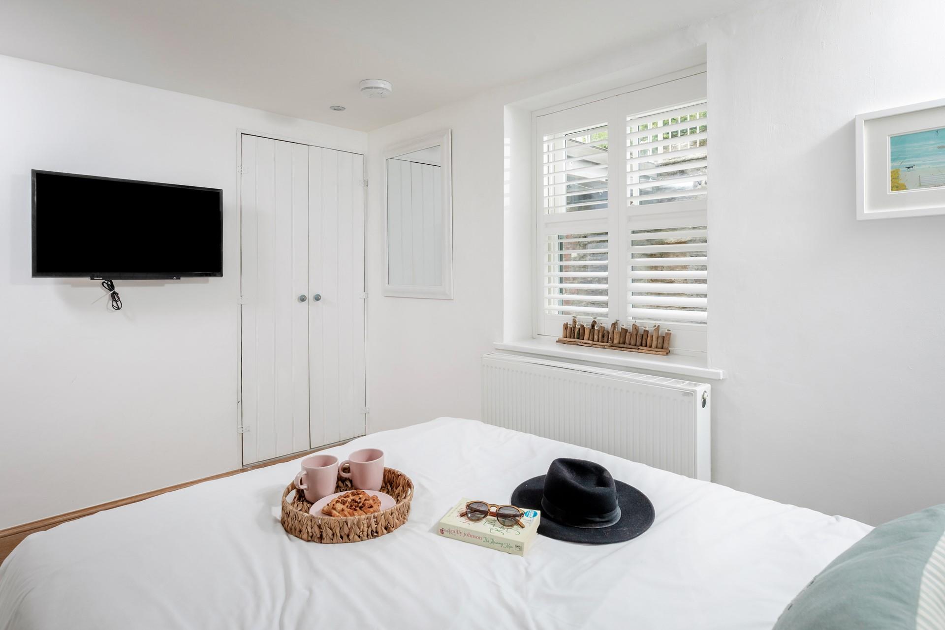 Wardrobe storage means you can unpack with ease.