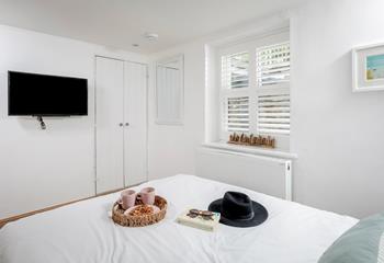Wardrobe storage means you can unpack with ease.