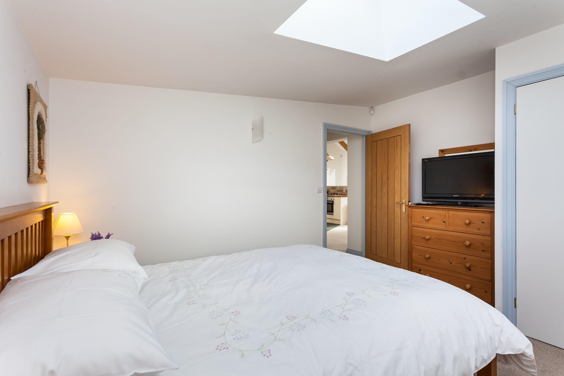 There's no rush to get up when you're on holiday, so why not enjoy breakfast in bed with some TV?