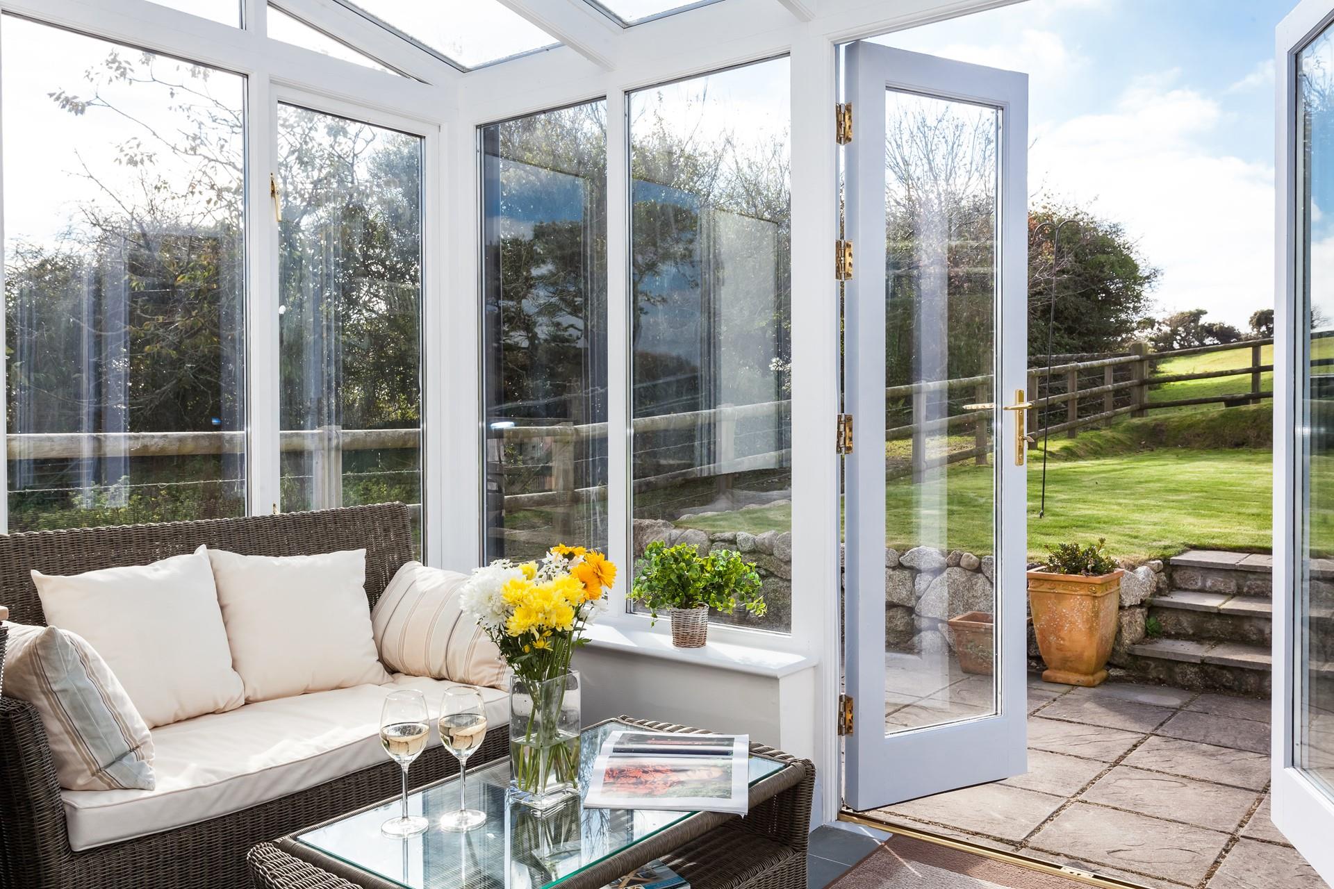 Grab a quiet afternoon to yourself, open the conservatory doors, let in the fresh air and indulge in a glass of wine!