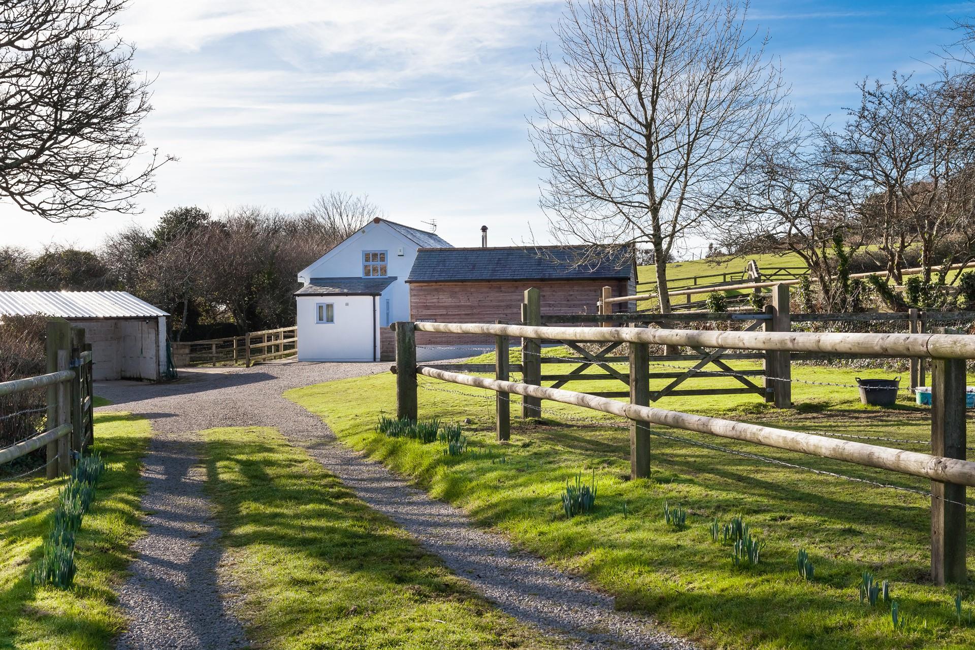 The property benefits from private parking, great for leaving the car behind and enjoying a rural walk!