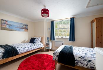 The twin bedroom is perfect for the little ones to tuck into bed each night.