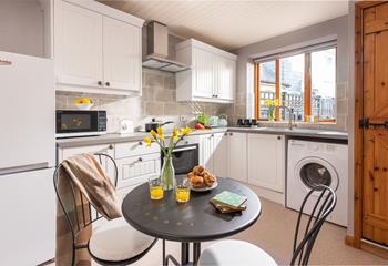 Bright and spacious, you'll enjoy spending time in the well-equipped kitchen. 