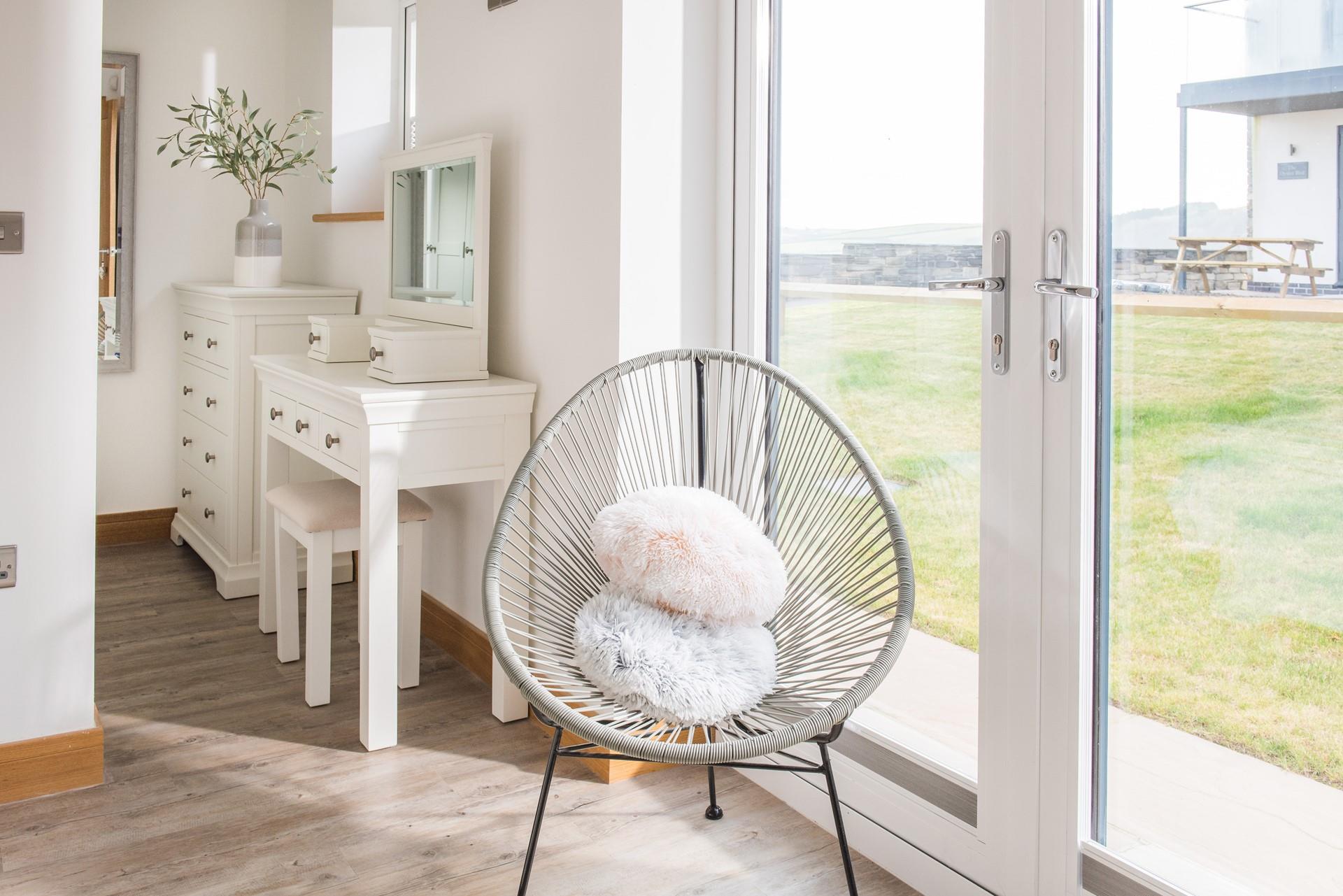 You'll have plenty of storage and space to get ready for the day.