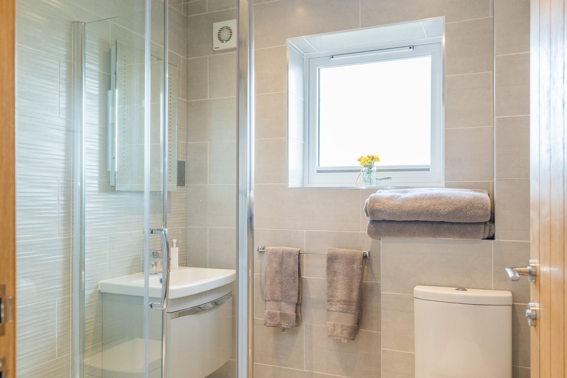 All bedrooms are located on the ground floor which has underfloor heating, so your feet will stay warm as you step out of the shower.