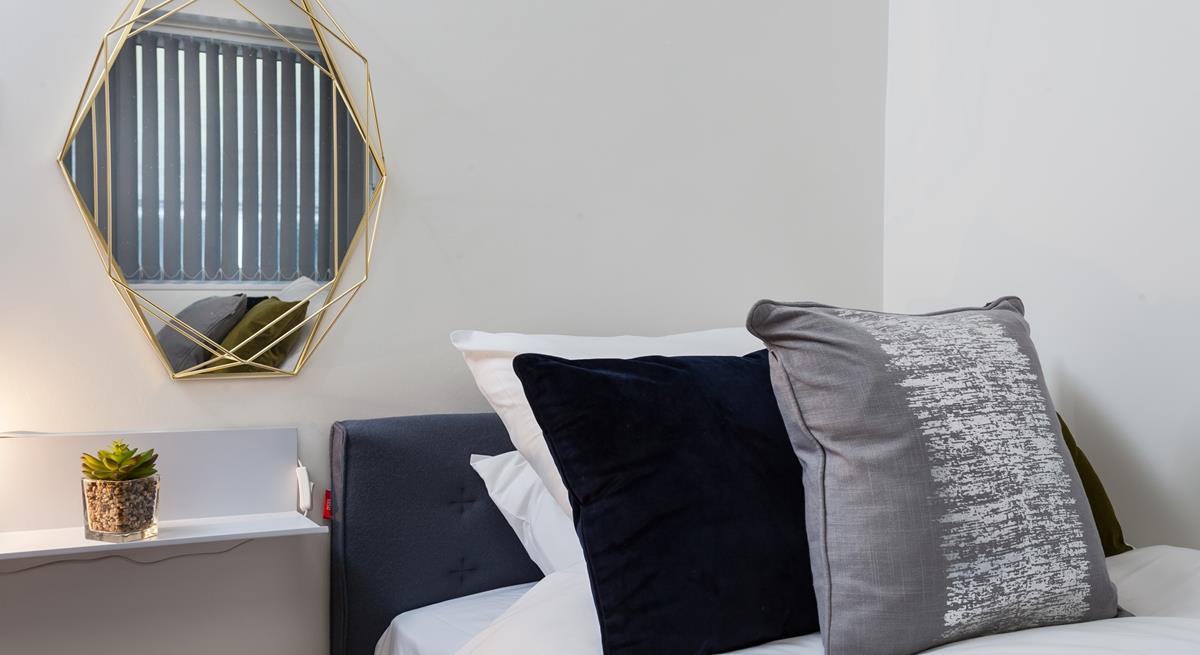 Wake up refreshed after a relaxing night's sleep.