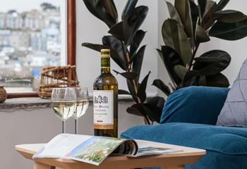Snuggle up with your favourite tipple and watch the sun go down from your harbourside apartment.