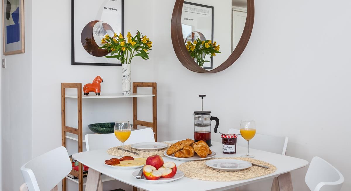 Indulge in a leisurely breakfast during your stay in St Ives. 