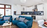 Unwind with a glass of wine or cook up a storm in the kitchen after a day of exploring St Ives' harbour, beaches, cobbled streets and boutique shops. - Thumbnail Image