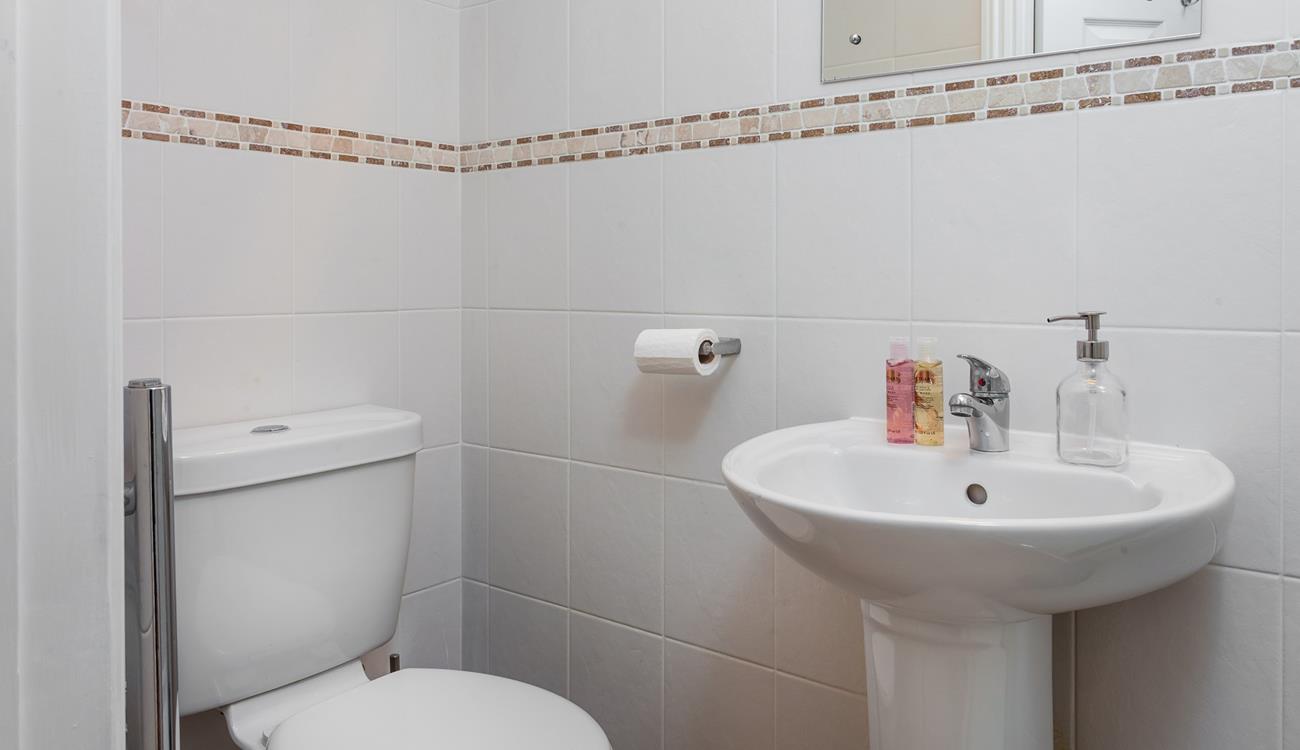 The separate shower room has a WC and basin, in addition to the en suite shower room, which also has a WC and basin. 