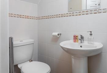 The separate shower room has a WC and basin, in addition to the en suite shower room, which also has a WC and basin. 