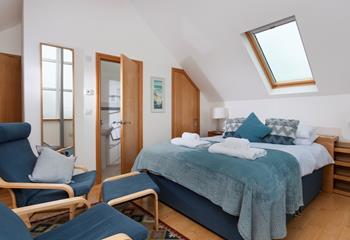 Bedroom 2 is light and spacious and benefits from an en suite.