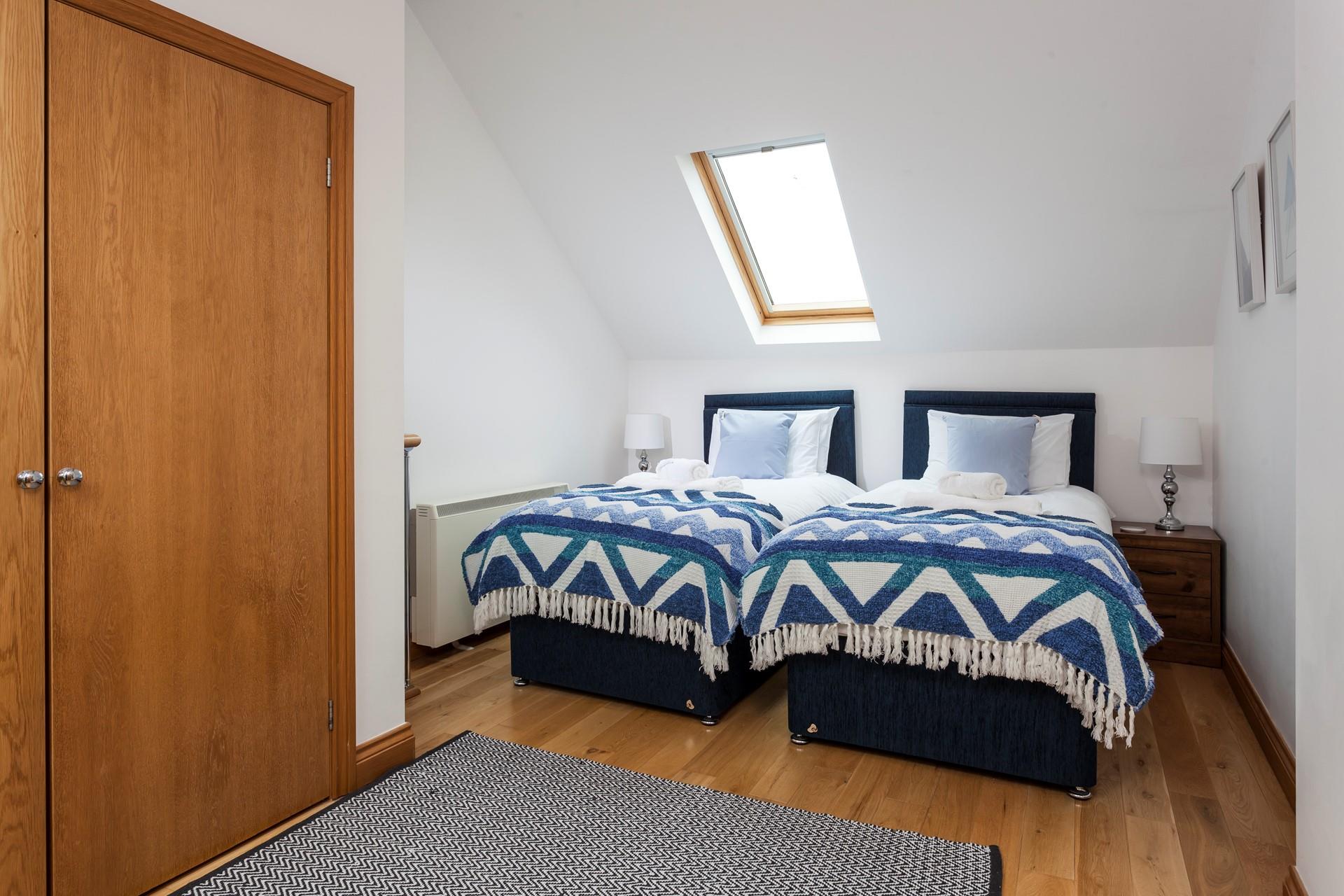 With twin beds, bedroom 3 is perfect for two children, or adults sharing. 