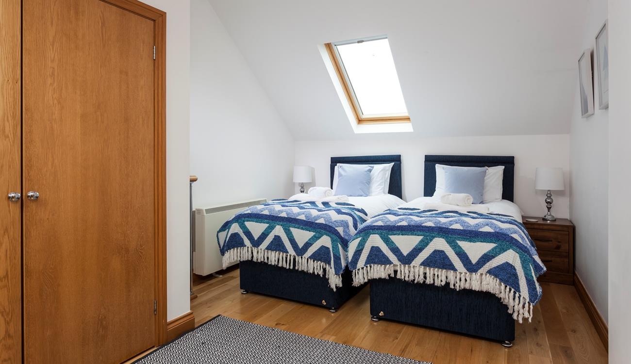 With twin beds, bedroom 3 is perfect for two children, or adults sharing. 