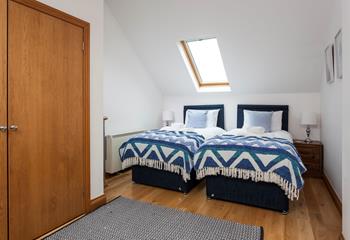 With twin beds, bedroom 3 is perfect for two children, or adults sharing. 