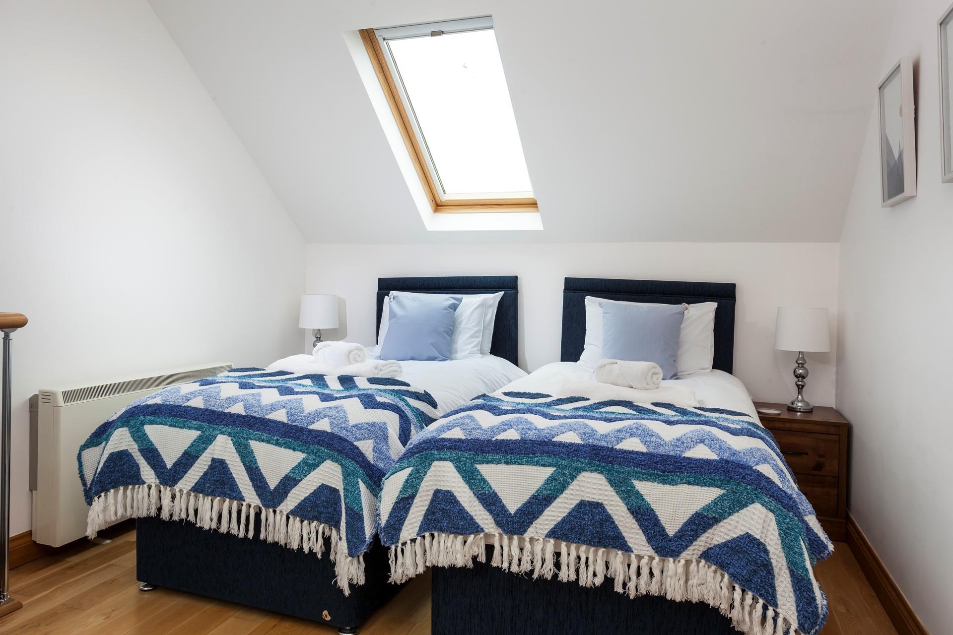 Beautifully finished beds promise a sound night's sleep. 