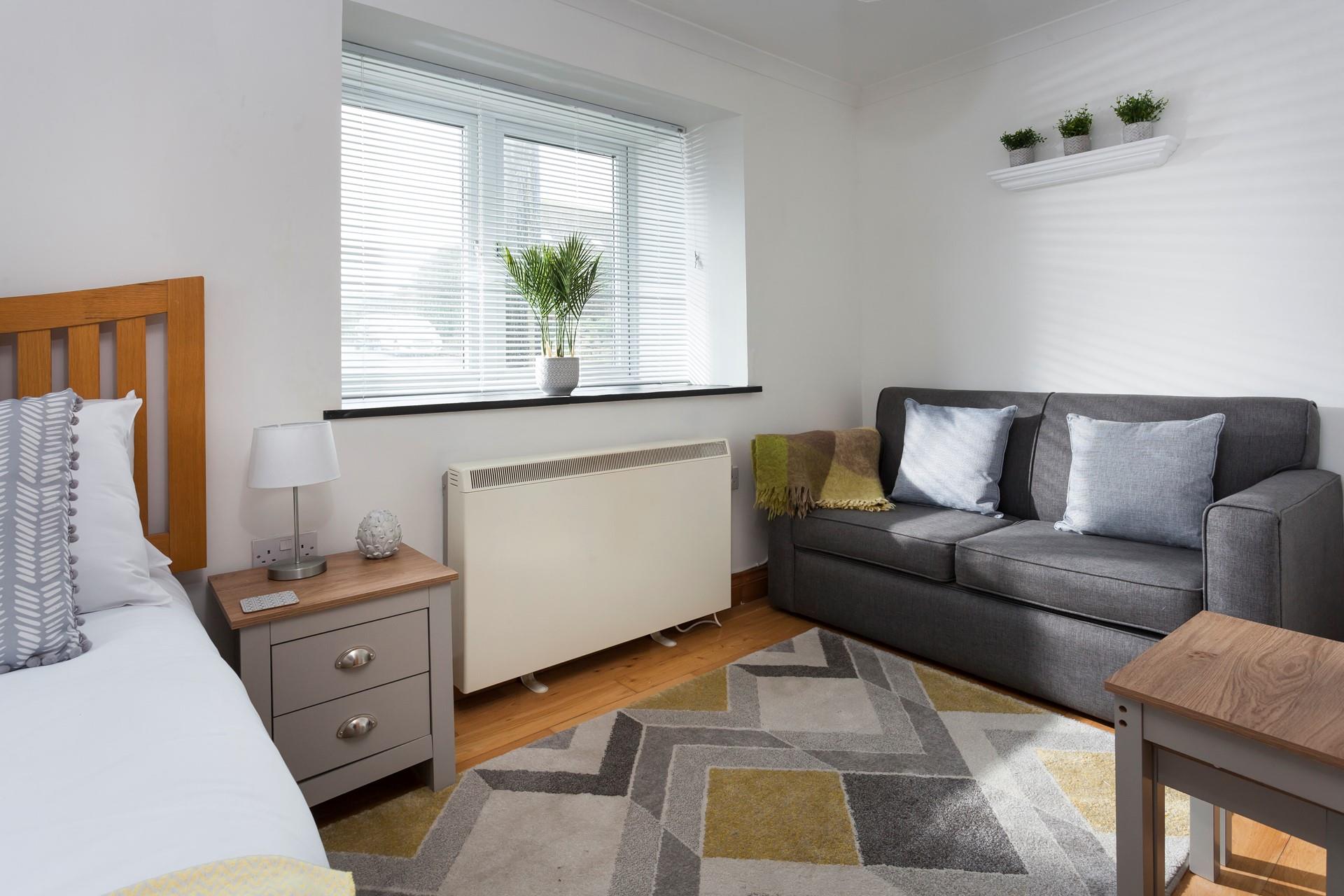 Open the windows and relax with a morning cuppa.