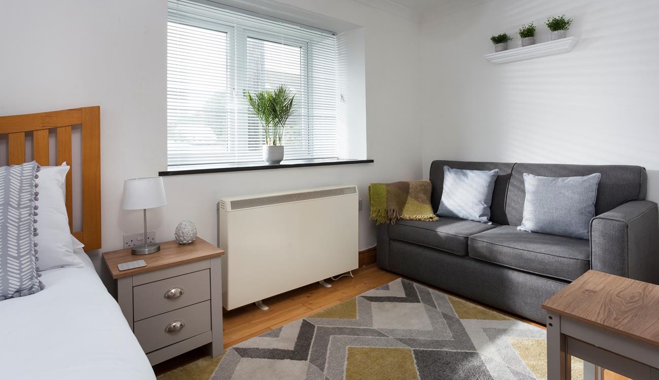 Open the windows and relax with a morning cuppa.