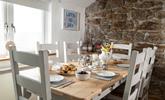 Gather together for a Cornish cream tea in the light and airy dining area.  - Thumbnail Image