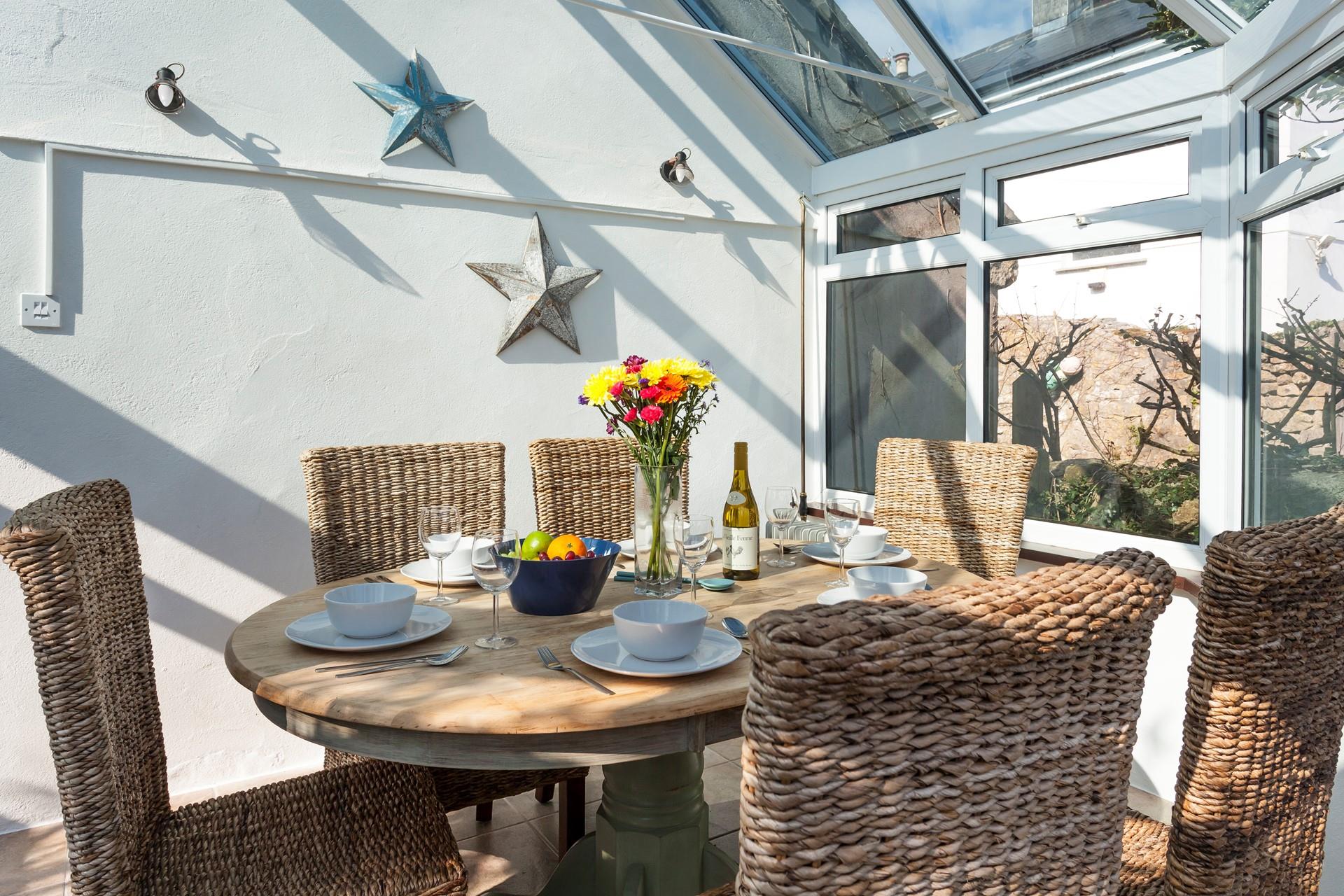 Could there be a better spot to wine and dine?