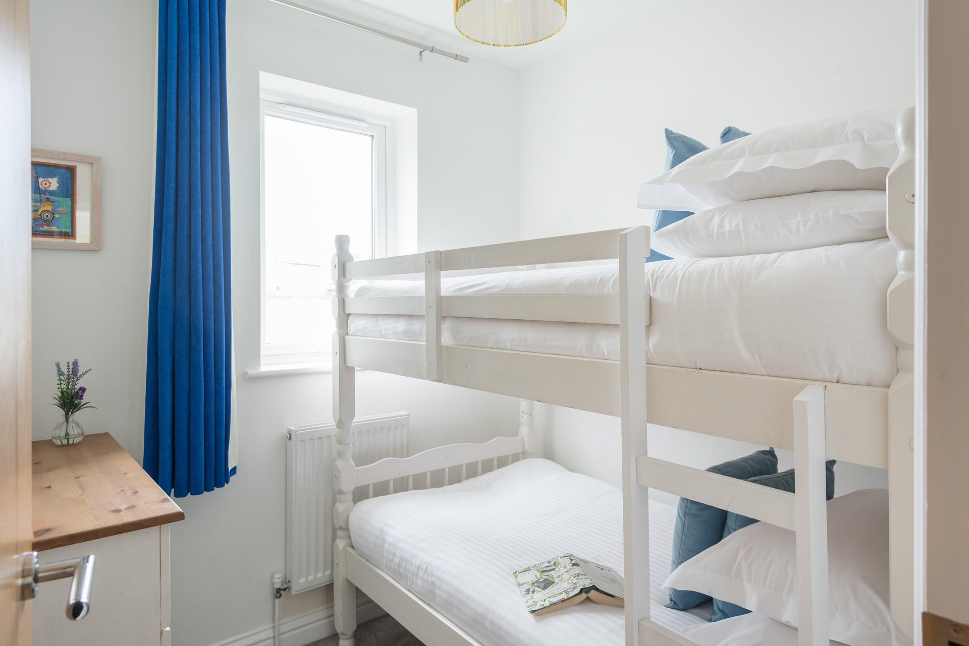 The bunk beds are perfect for the kids to settle into, they will be exhausted after a beach day!