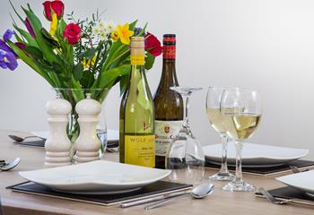 Take the time to enjoy a glass of wine with your meal, that's what holidays are for. 