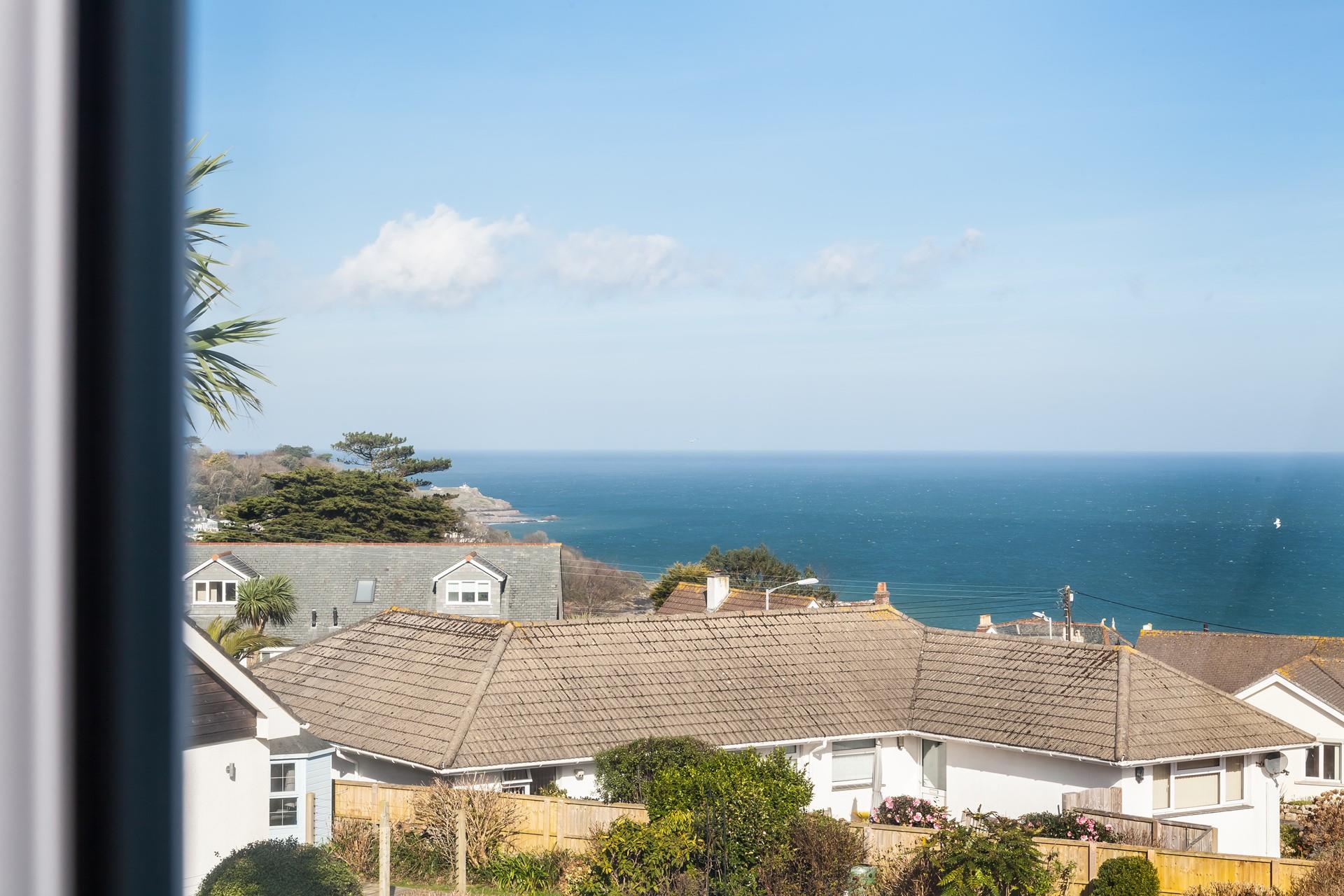 Enjoy far-reaching views across Carbis Bay and the Atlantic Ocean. 