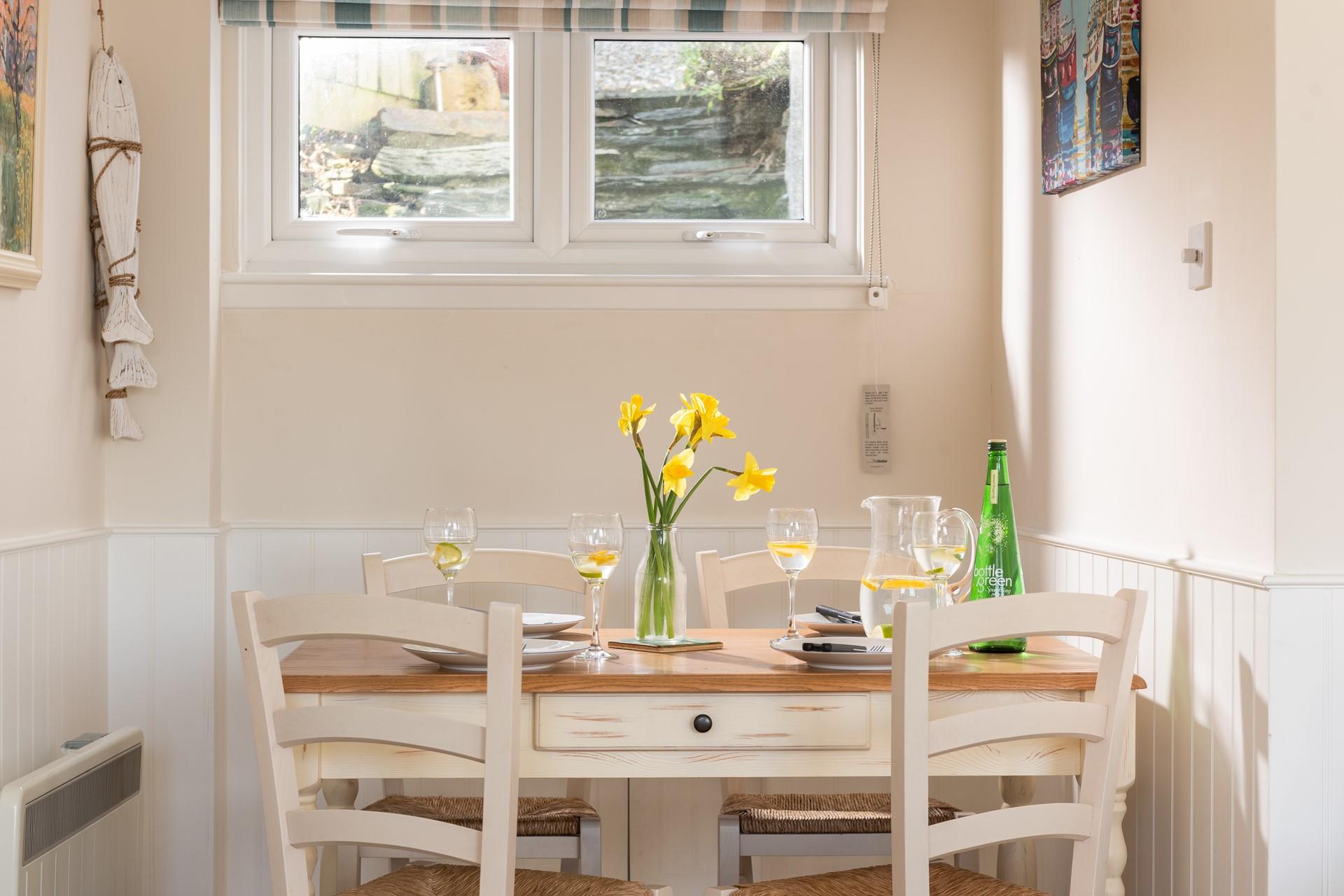 Spend quality time together around the dinner table.