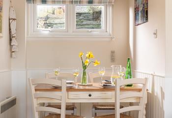 Spend quality time together around the dinner table.