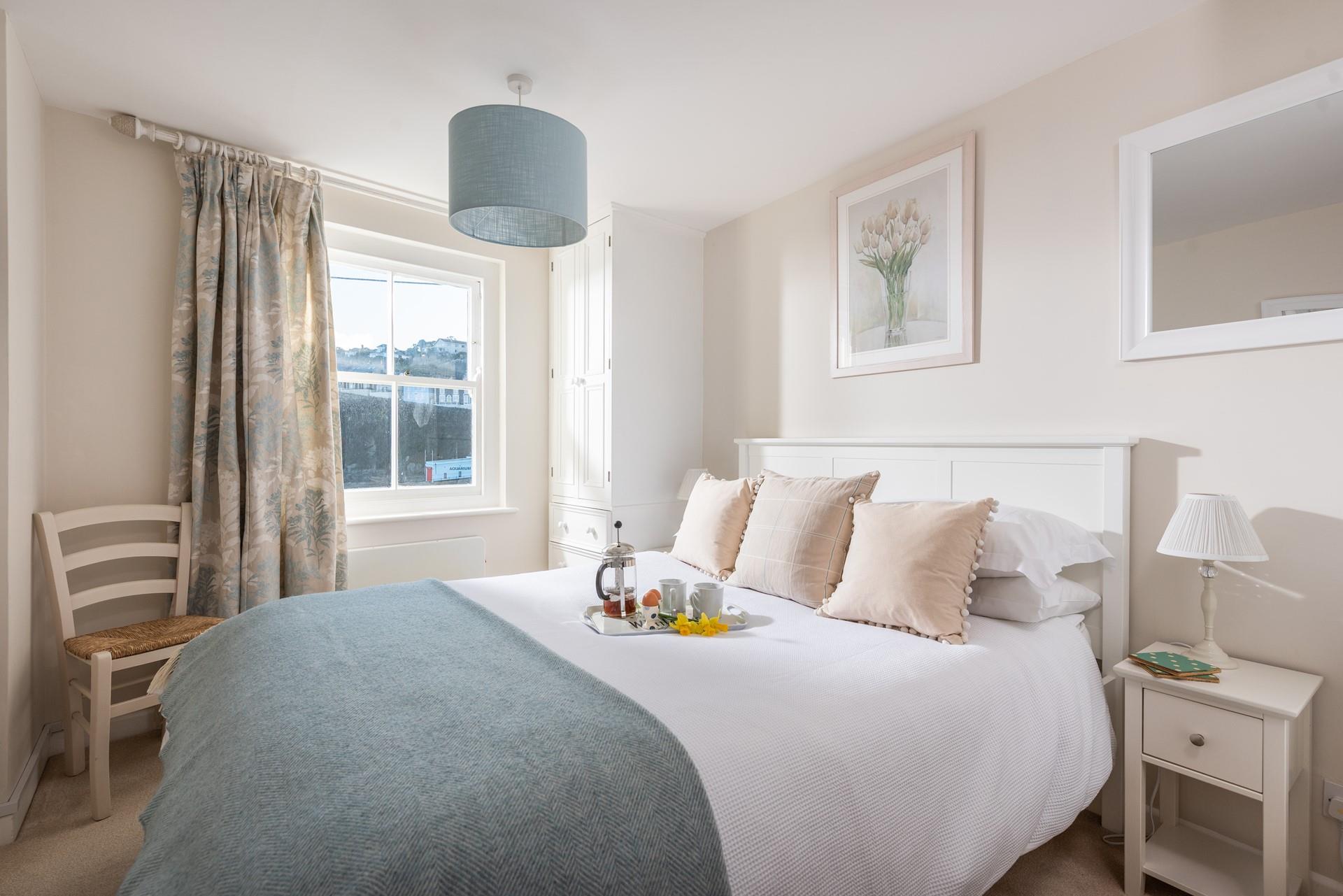 You'll find it hard to leave this comfy bed and the views it offers.