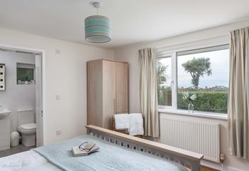 Wake up in the soft sheets and discuss the day's plans over your morning cuppa.