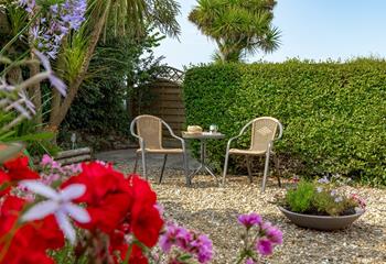 Listen to the morning birdsong while you sip a cuppa.