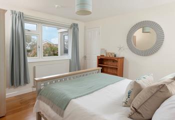 Climb out of bed and get ready for the day in the en suite.