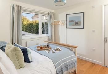 Start the day with coffee and pastries.