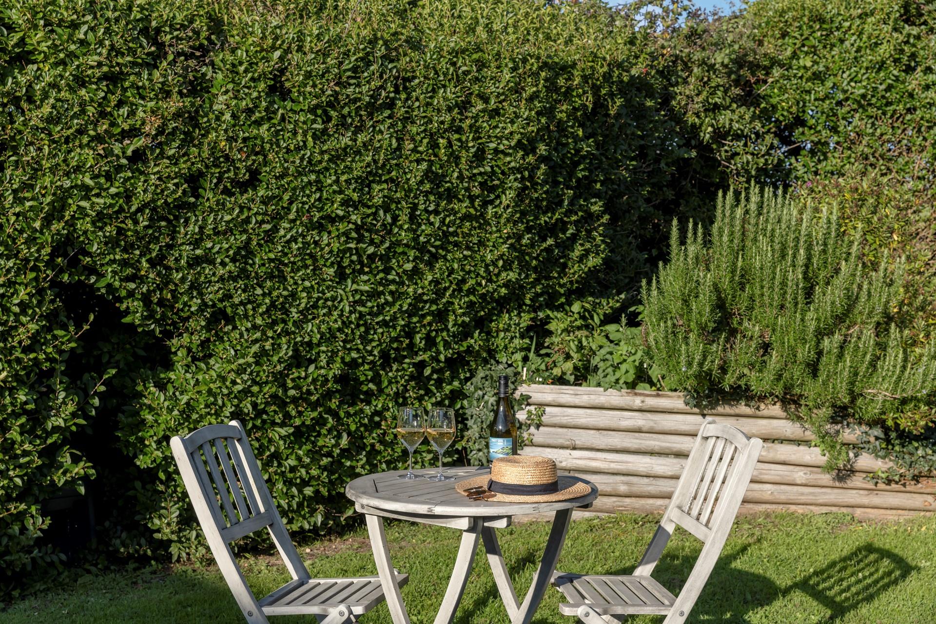 Pour yourself a glass of wine in the sun.