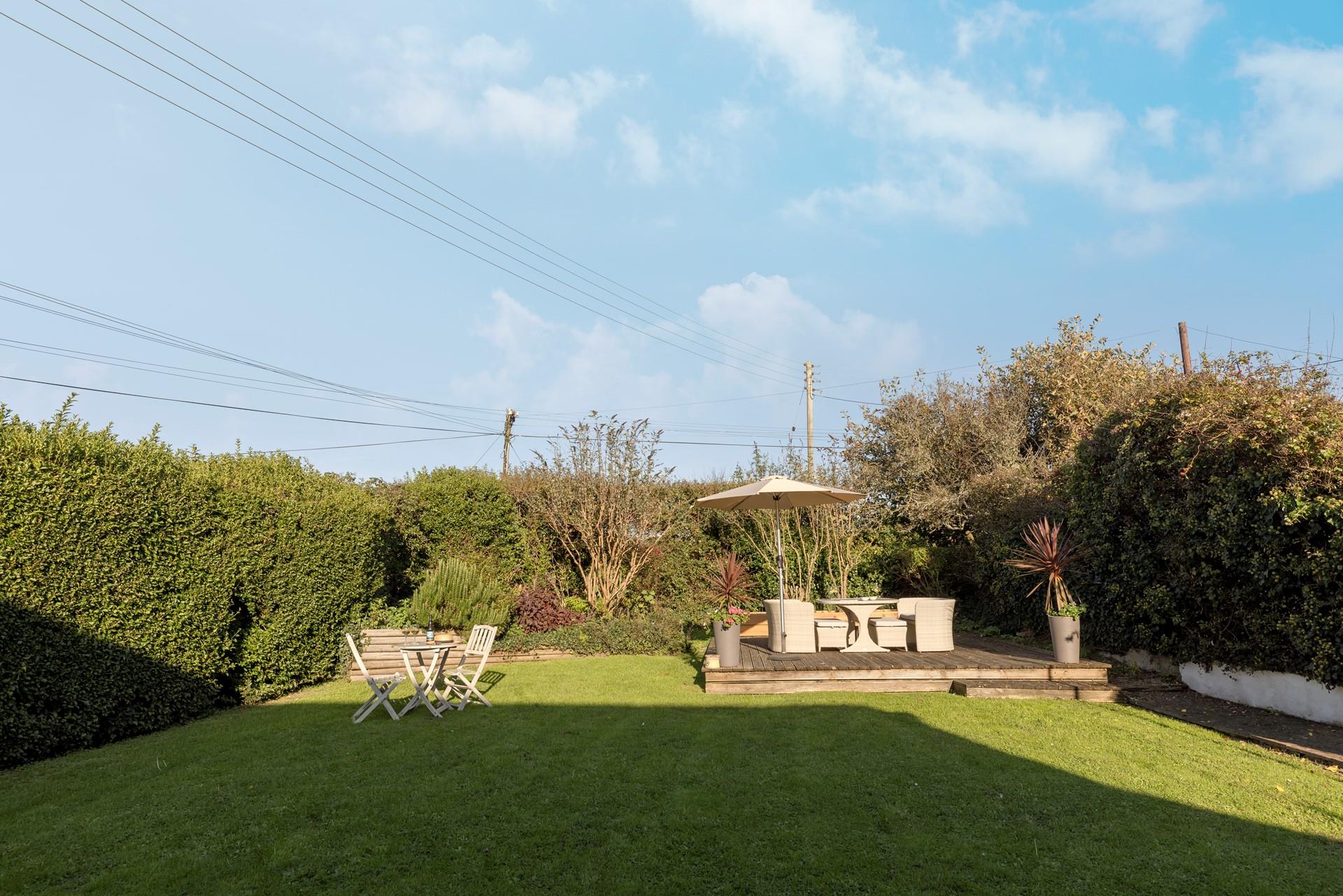 Your furry friends will love the large garden!