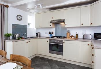 The kitchen is fabulously well-equipped with all you need and more.