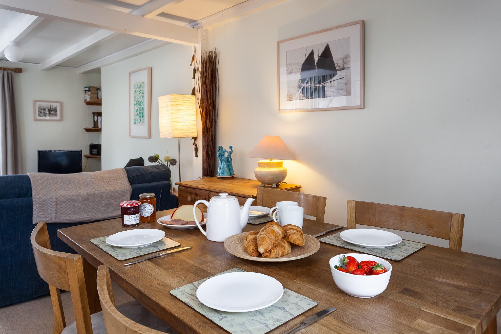 Pop down to a local bakery and enjoy a sweet breakfast of fresh pastries. 