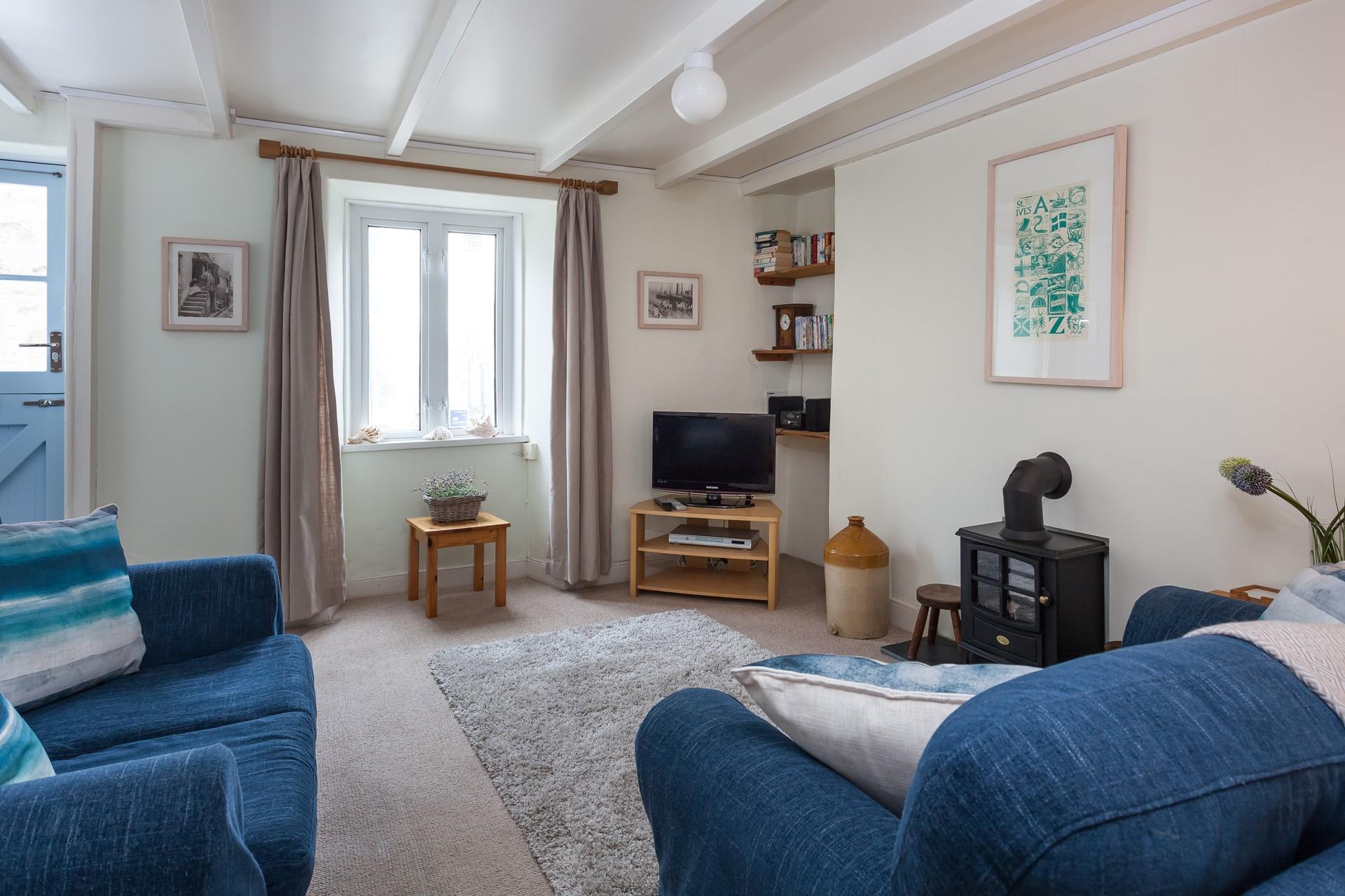 There is plenty of room for your loved ones to gather together and enjoy an evening of films.