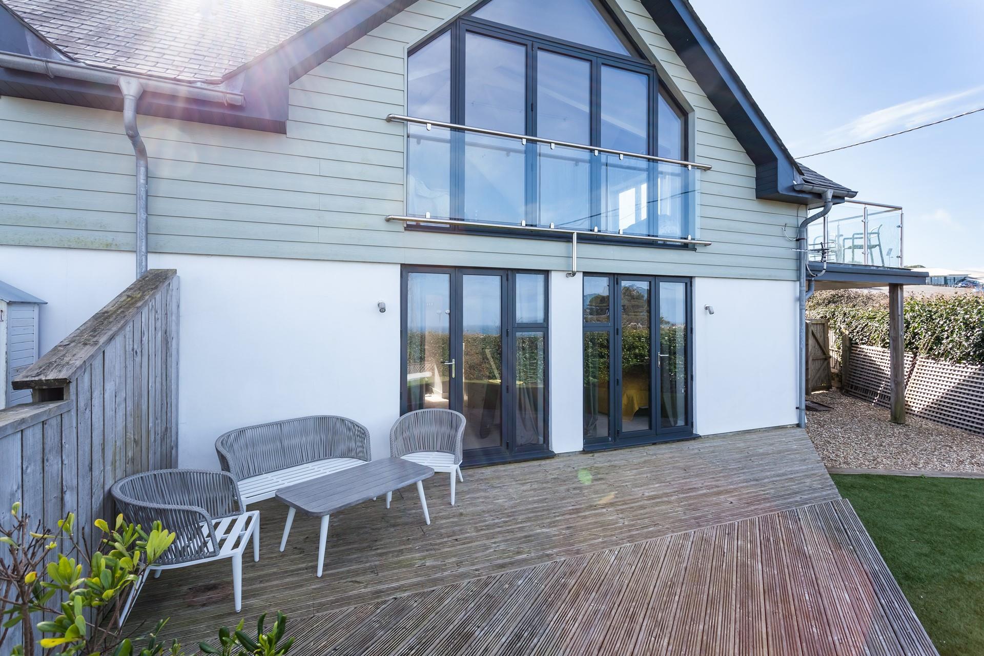 Spend lazy days sunbathing in your garden.