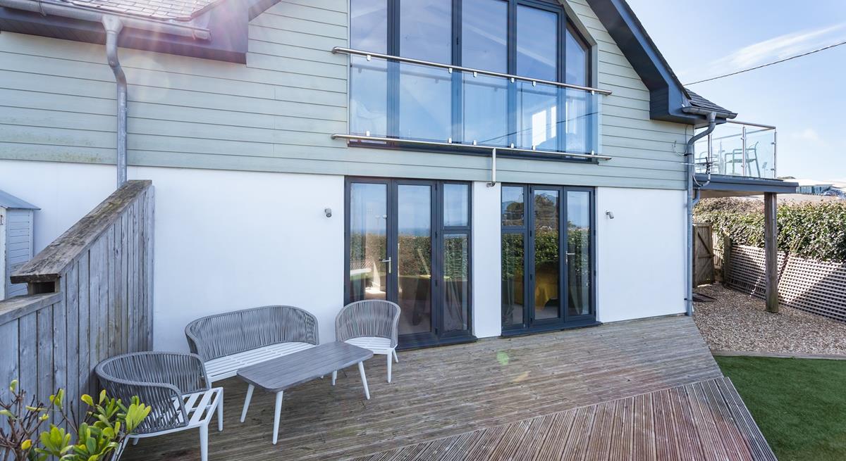 Spend lazy days sunbathing in your garden.