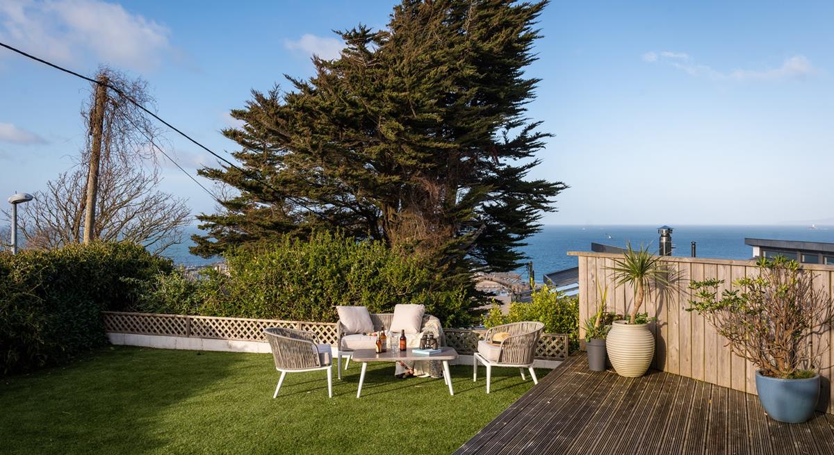 Grab some drinks and head into the garden to enjoy the evening sun.