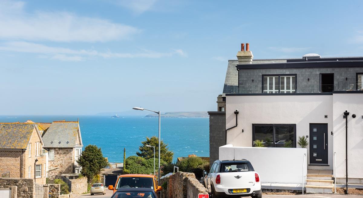 There is allocated parking just outside, just a few steps up and you are on the patio.